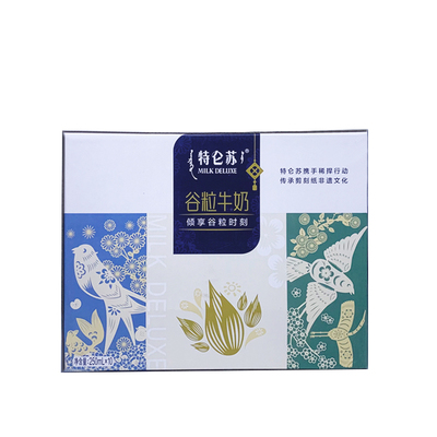 2-5月产蒙牛特仑苏谷粒牛奶梦幻盖250mlx10盒整箱营养早餐燕麦奶