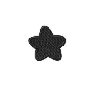 卡通星星补丁贴自粘免缝短袖衣服防晒衣卫衣破洞修补笑脸刺绣布贴