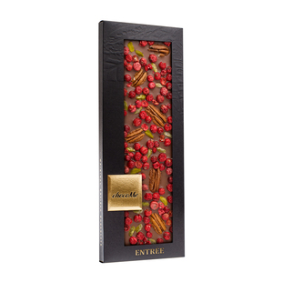 chocome进口牛奶巧克力110g碧根果红醋栗开心果仁情人节日送礼盒