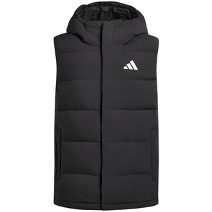 【自营】adidas阿迪达斯男子保暖运动休闲鸭绒连帽羽绒马甲KH3995