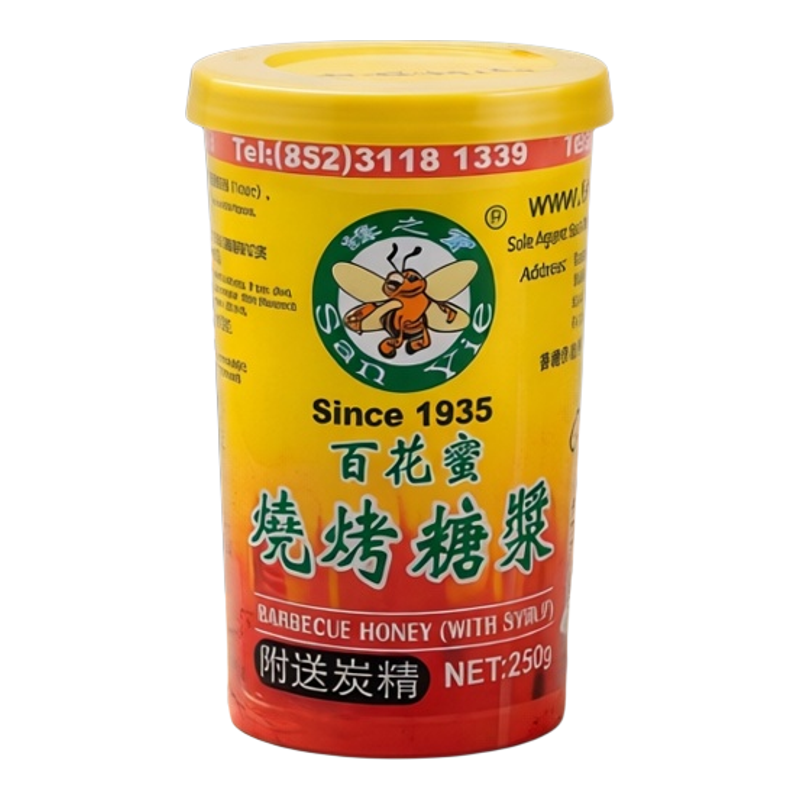 蜂之宝百花蜜烧烤糖浆250克x6蜂蜜糖纯正无添加蜂蜜制品6件套进口