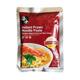马来西亚进口海士虾面酱230G调味酱料传统风味槟城虾面汤料家用商