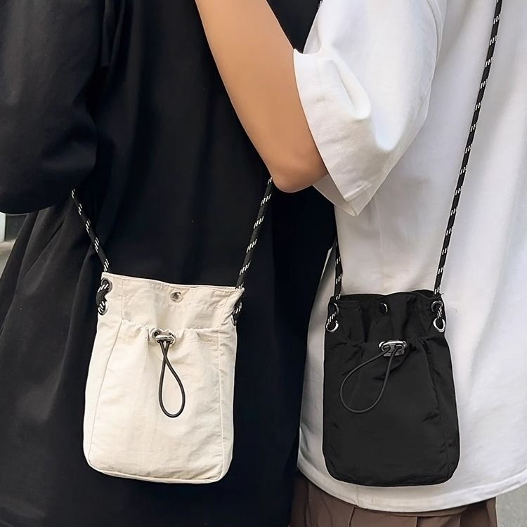 夏天手机小包包男女超轻薄纯色简约斜挎包运动骑行小挎包小背包潮