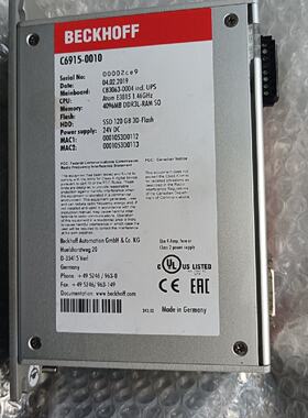 议价全新BECKHOFF倍福 C6915-0010