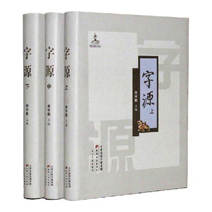 正版包邮 字源 新版全套3卷大16开 李学勤主编 古汉语常用字字典词典 繁体字典汉字字源 说文解字现代汉语辞海辞源工具书 天津古籍