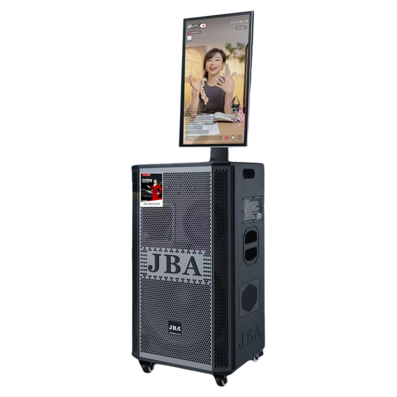JBA高端户外广场舞带显示屏幕拉杆广场音箱/户外音