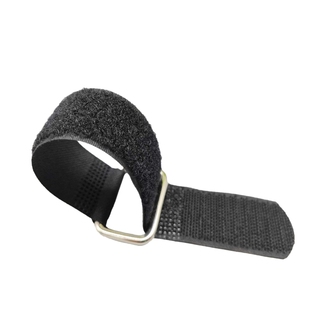 铁扣反扣魔术贴尼龙扎带捆绑自粘调节固定绑带行李货物束线粘扣带