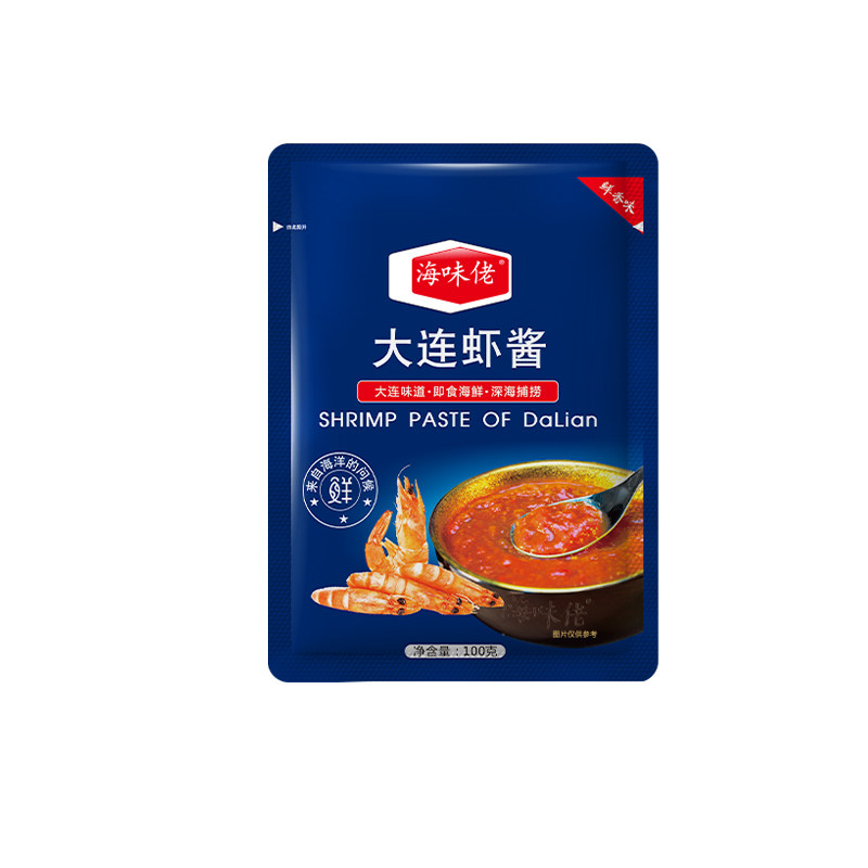 海味佬大连虾酱100g*8袋好吃不臭