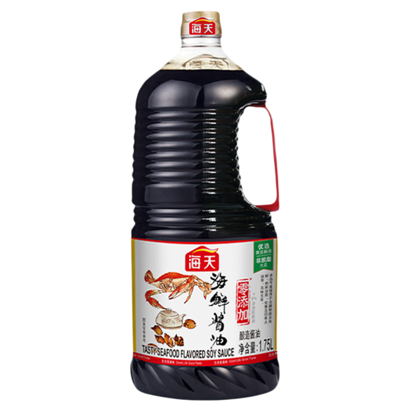 海天海鲜酱油1.75L*2生抽家用