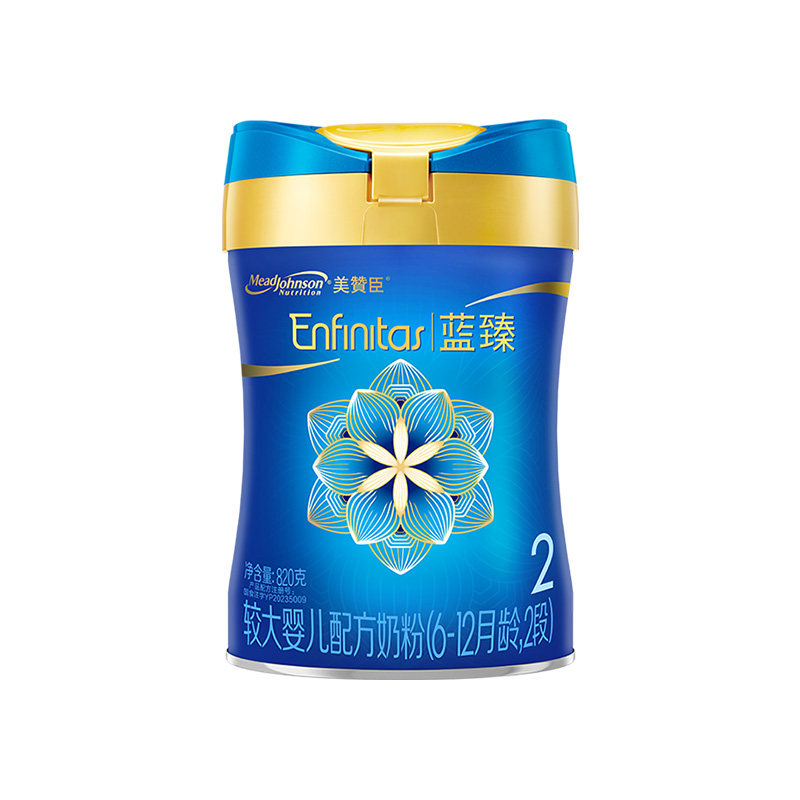 美赞臣蓝臻2段婴幼儿牛奶粉820g