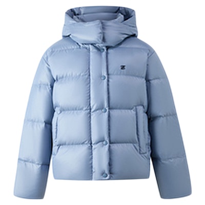 ELAND羽绒服短款立领连帽外套