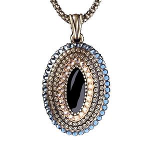 法国IDee毛衣链复古项链女长款时尚吊坠小众设计感时尚春夏配饰品