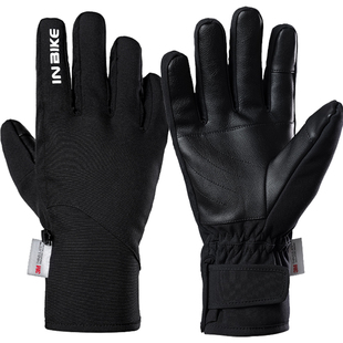 INBIKE 3M新雪丽防风保暖骑行手套环保棉加绒防水触屏秋冬季男女