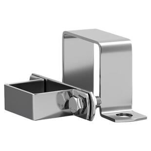 304不锈钢方卡方形卡方管卡扣骑马卡抱箍欧姆直角支架卡箍u型管卡