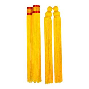 礼堂旗旗穗纯红旗背景旗帜专用旗穗黄流苏吊穗70CM杆穗吊须会议礼堂旗穗黄穗子麦穗流苏挂穗枪头穗 葫芦摆件