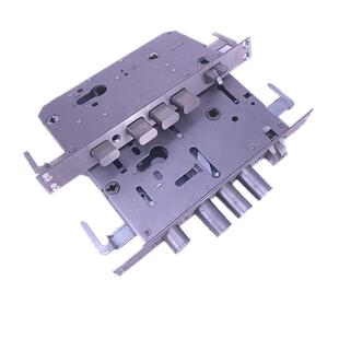 普通防盗门锁体通用型加厚锁具方头圆头单活双快双活门 大门门锁