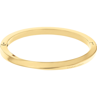 CalvinKlein官方正品CK风尚纽结款女士素圈手镯经典款日常百搭