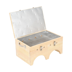 木制双膝艾灸盒单膝关节膝盖腿部足三里用温灸箱艾绒艾柱家用灸盒