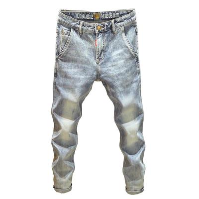 高级感面料赤耳丹宁潮流牛仔裤男