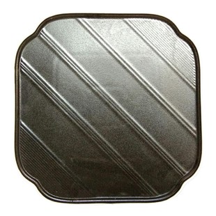 创意日式黑白商用平板盘陶瓷正方圆形甜品西餐牛扒碟长方寿司盘子