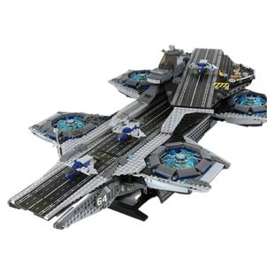 拼图拼搭76042复联4神盾局天空航母男孩巨大型拼装玩具中国积木