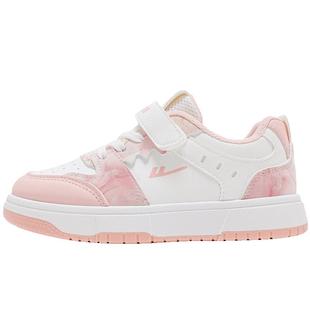 回力童鞋女童运动鞋2025冬季新款女孩粉色休闲高帮板鞋学生小白鞋