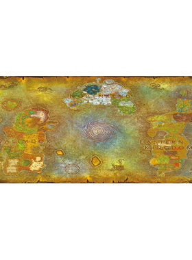 魔兽世界怀旧艾泽拉斯60级鼠标垫