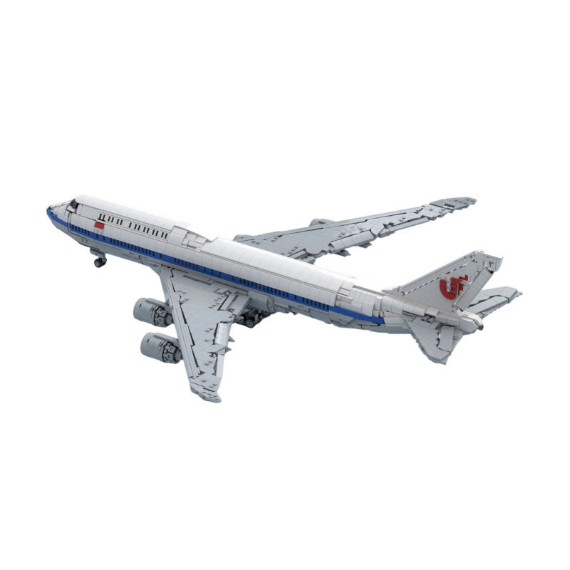 中国国航波音747-8I客机积木玩具