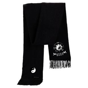 太极晨练武术创意中国风文化围巾男女保暖围脖披肩可定制活动团队