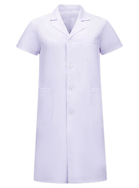 工作服白大褂女短袖实验服医生服