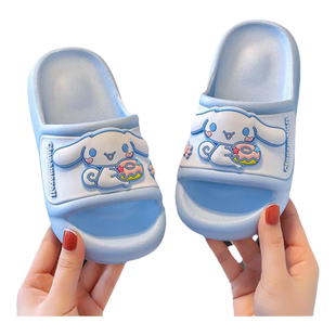 玉桂狗儿童拖鞋女童夏季三丽鸥室内居家防滑软底女孩浴室凉拖鞋st