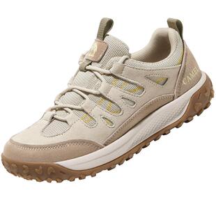 骆驼女鞋2026春季新款户外运动鞋女徒步鞋耐磨防滑登山休闲徒步鞋