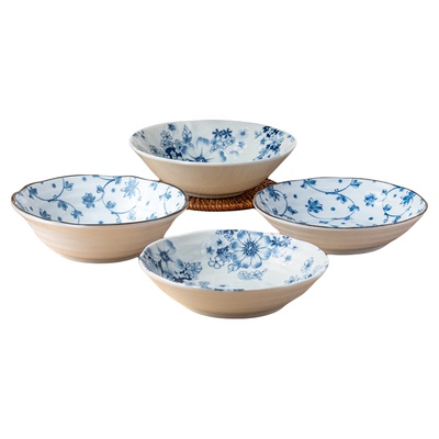 美浓烧6.5英寸釉下彩点心盘