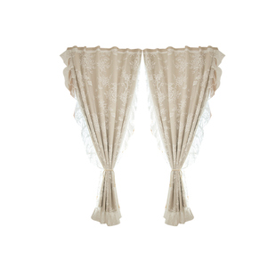 魔术贴窗帘全遮光飘窗免打孔安装阳台防晒2026新款遮阳出租屋短帘