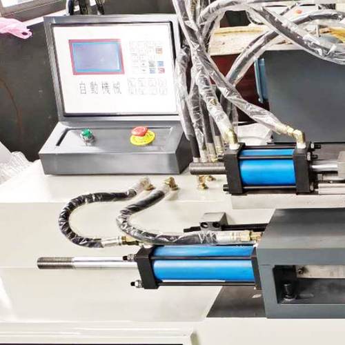 自动液压封口机金属管材平头平口不锈钢铁铝管端封口机旋压收口机