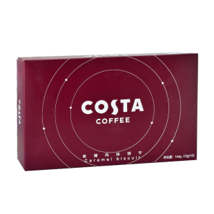 COSTA咖世家经典焦糖风味饼干浓郁酥脆独立包装下午茶配咖啡零食