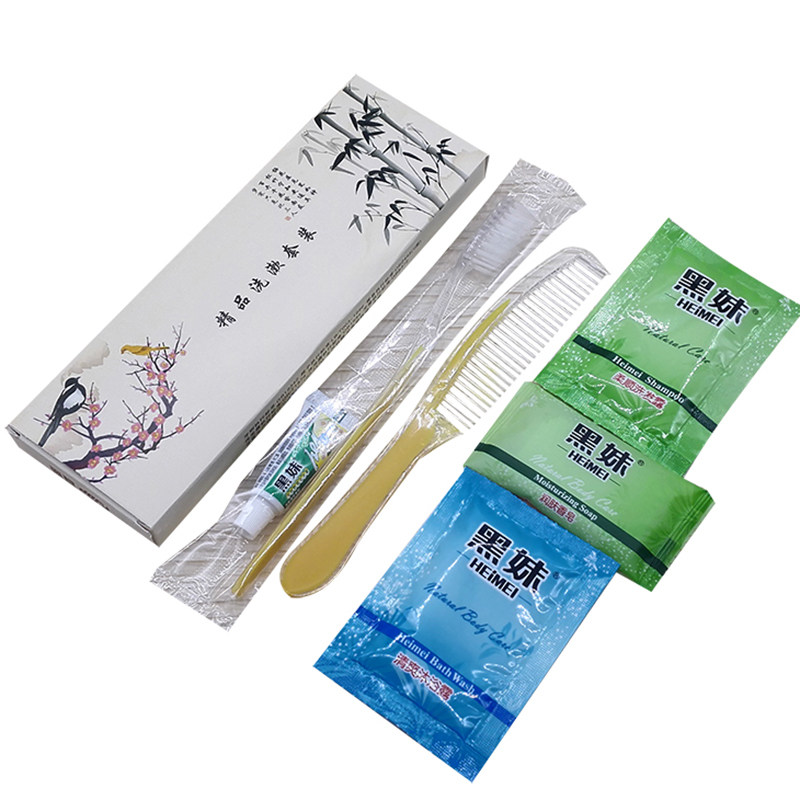 一次性家用六件套装民宿牙刷牙膏