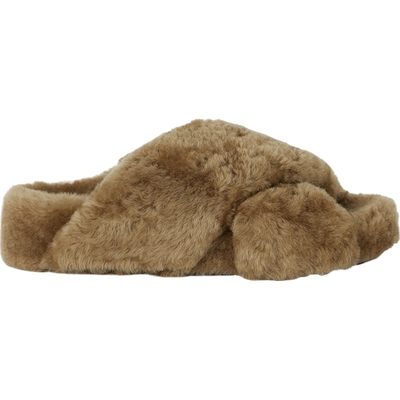 【折扣】[经典款]Jil Sander 女羊毛皮拖鞋凉鞋