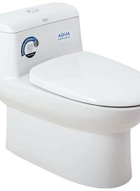 美标静音缓降节水防堵连体坐便器