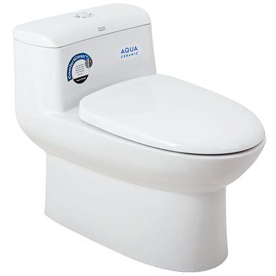 美标静音缓降节水防堵连体坐便器