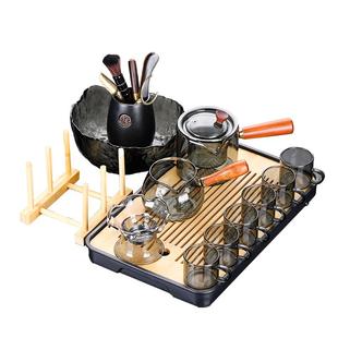 玻璃功夫茶具套装2025新款家用花茶煮茶喝茶泡茶专用轻奢高档一套