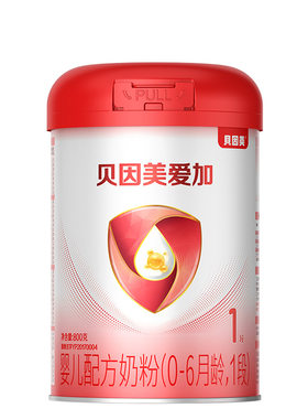 试吃】贝因美爱加1段奶粉婴幼儿配方奶粉一段350g官网旗舰店
