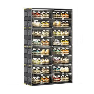 Jeko折叠鞋柜鞋架子免安装家用门口入门室内鞋架收纳柜盒防尘简易