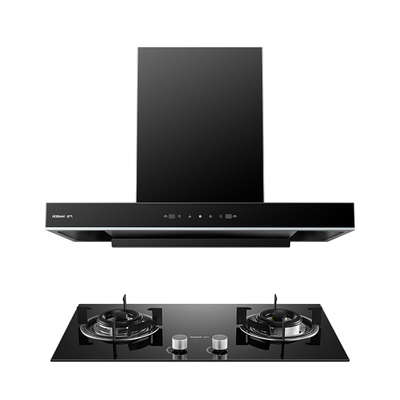 老板星辰系列大吸力火力烟灶套装