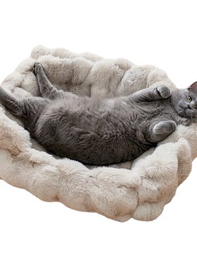 蓝猫四季通用半封闭猫窝