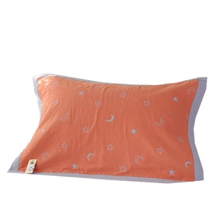 绑带纯棉枕巾一对装四季通用新款防滑不脱落成人家用全棉枕头盖巾