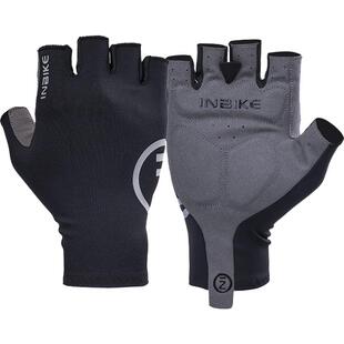 INBIKE骑行手套夏季半指减震防滑户外运动公路自行车短指男女士