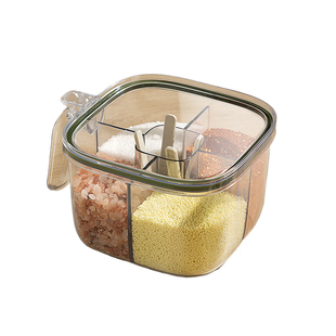 调料盒厨房家用新款商用密封防潮罐盐罐高端收纳佐料四合一调料罐