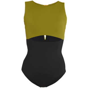 VALTOS2026新款泳衣女三角连体高腰遮肚泡温泉泳装镂空游泳衣撞色