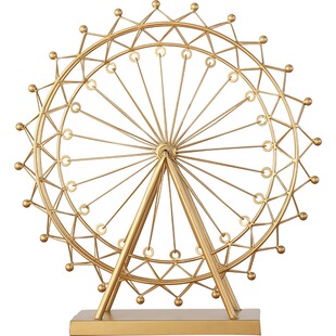 满天星摩天轮摆件旋转桌面发光灯动态模型创意礼物房间直播间装饰